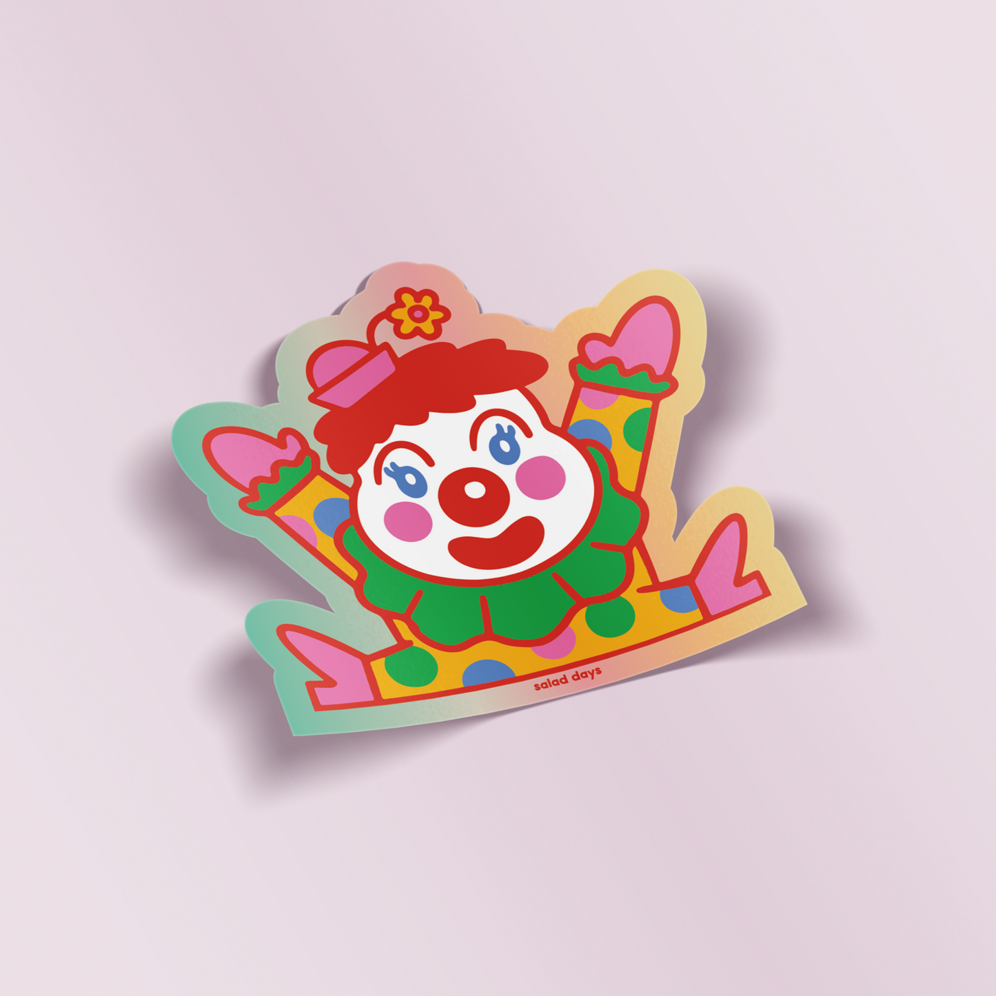 Clownin' Around Sticker