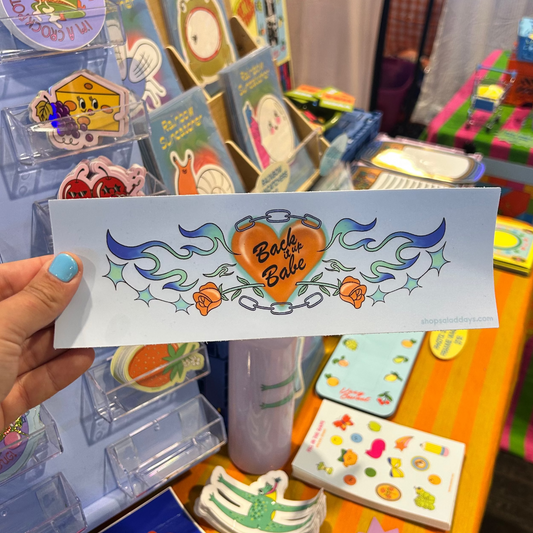 Back it up Babe Bumper Sticker