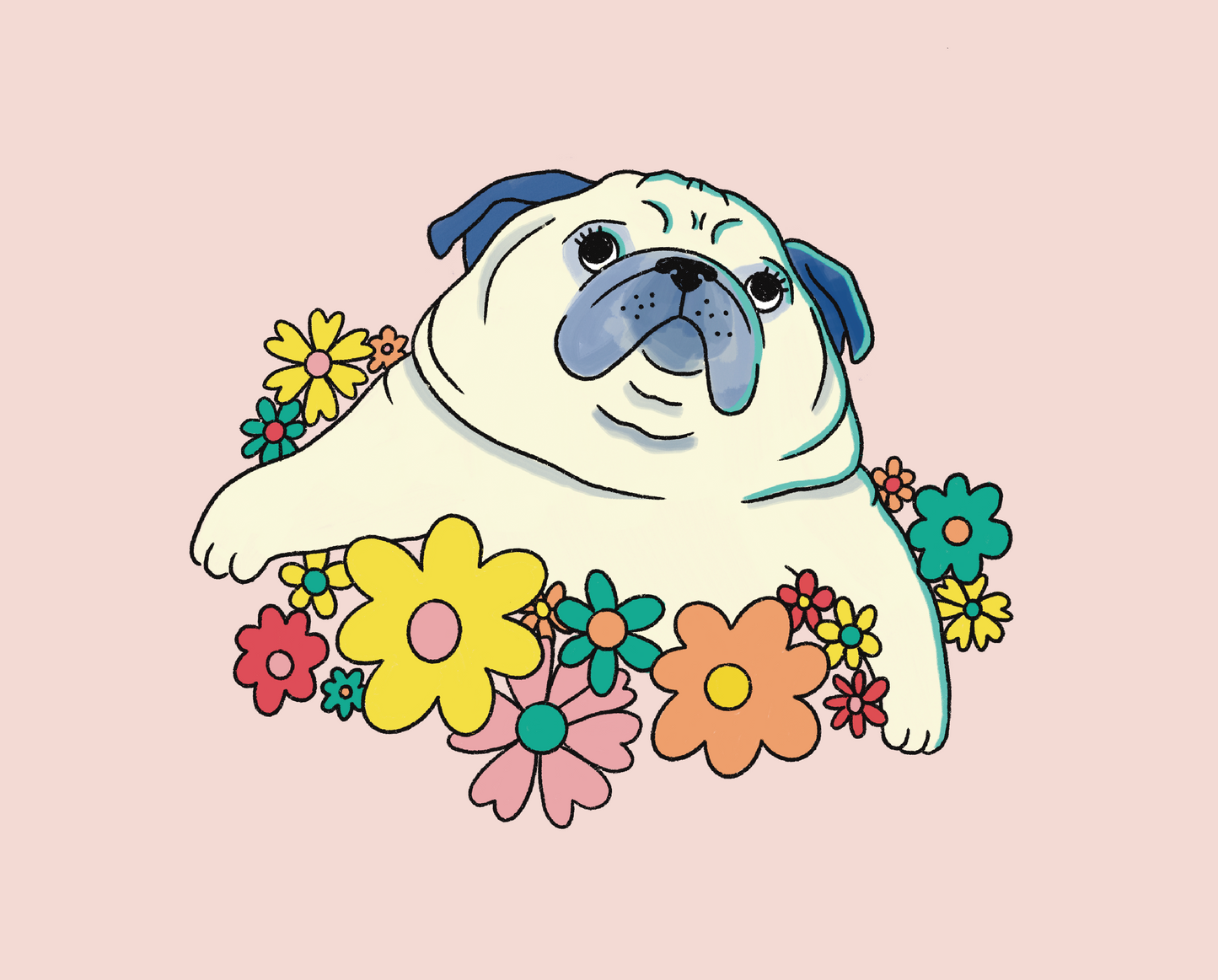 Everyone Loves a Pug Print