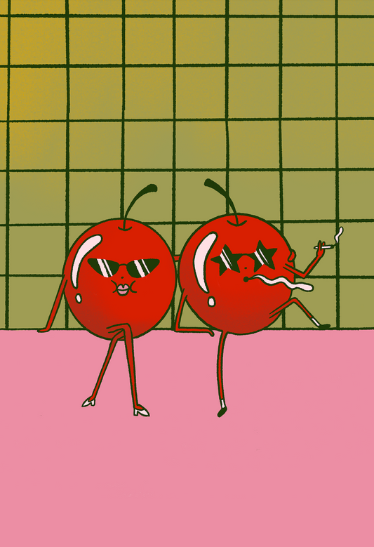 Cool Cherries Print