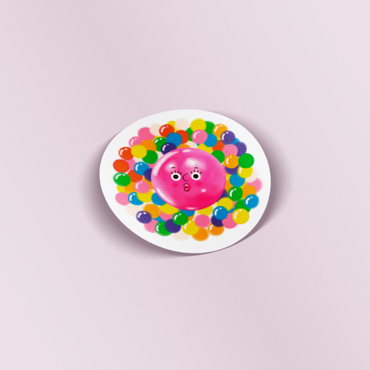 Bubble Gum Guy Sticker