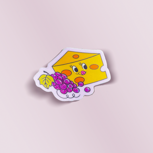 Cheese Board Sparkle Sticker