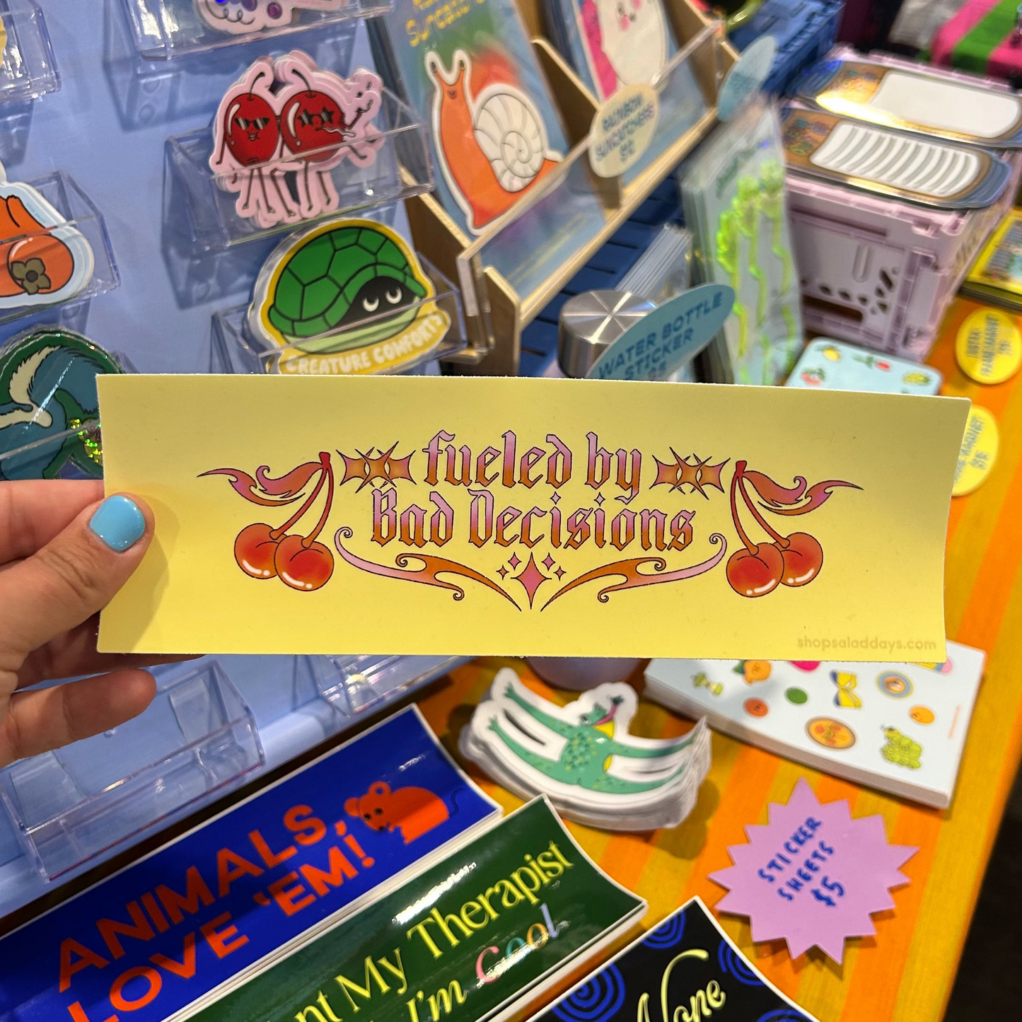 Bad Decisions Bumper Sticker