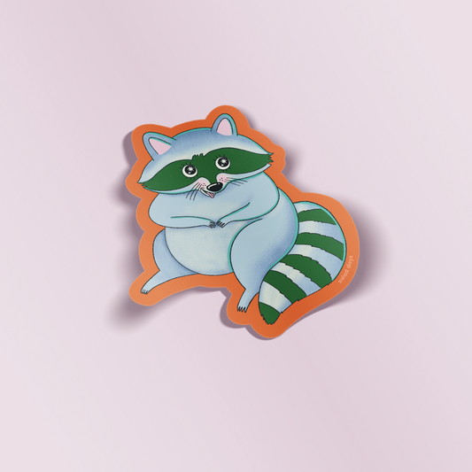 Raccoon Sticker