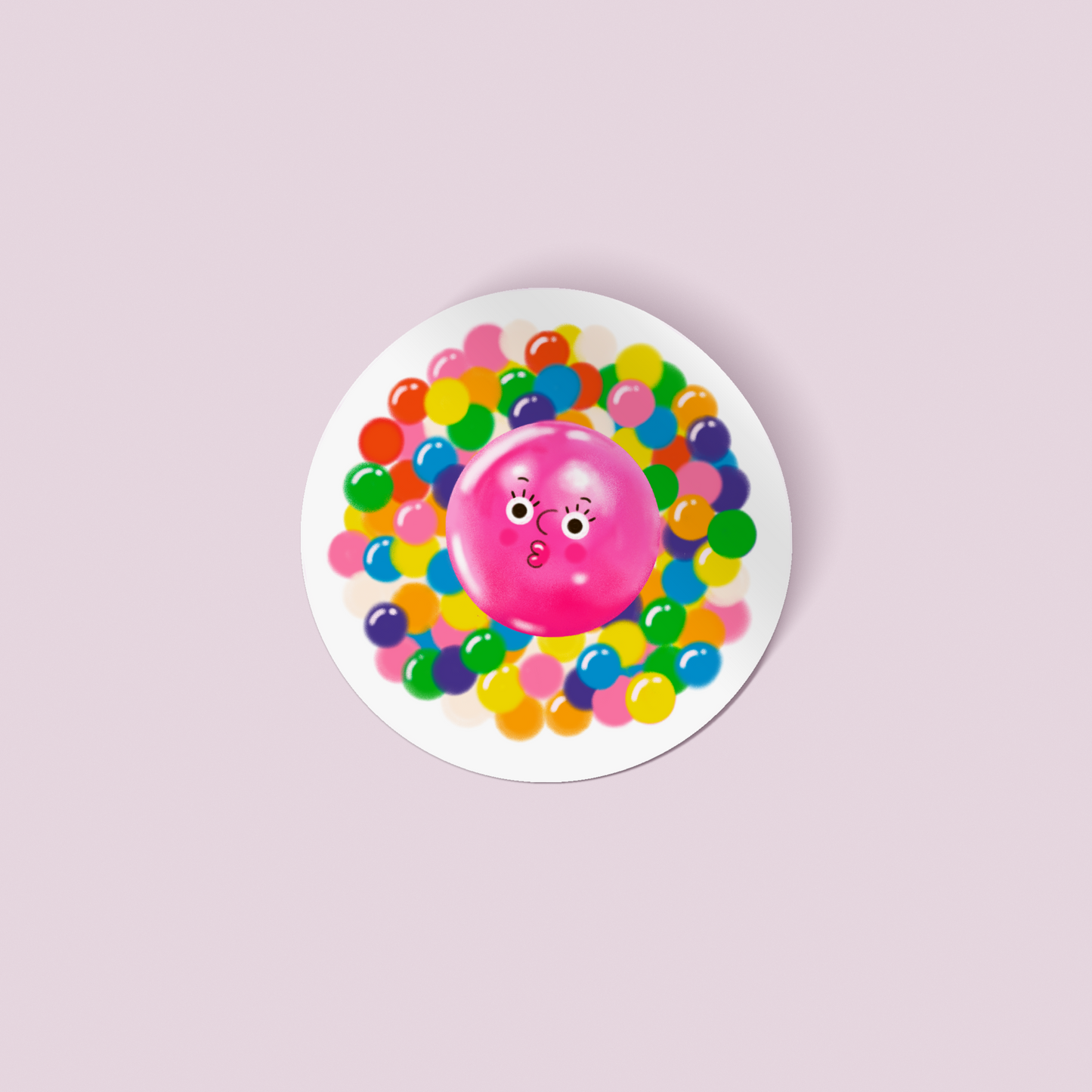 Bubble Gum Guy Sticker