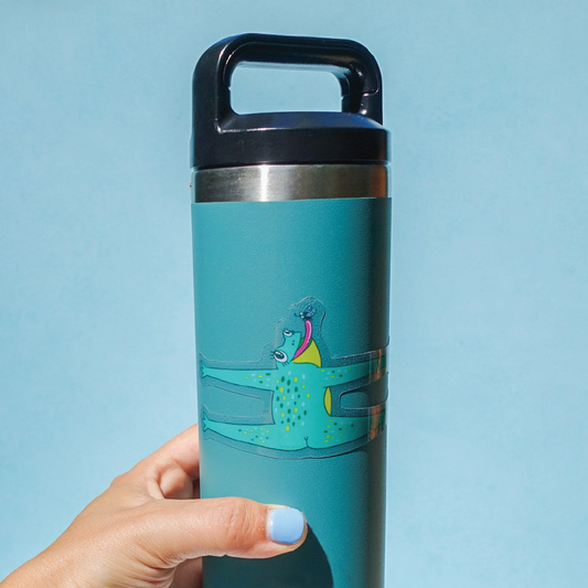 Water Bottle Buddy Clear Sticker