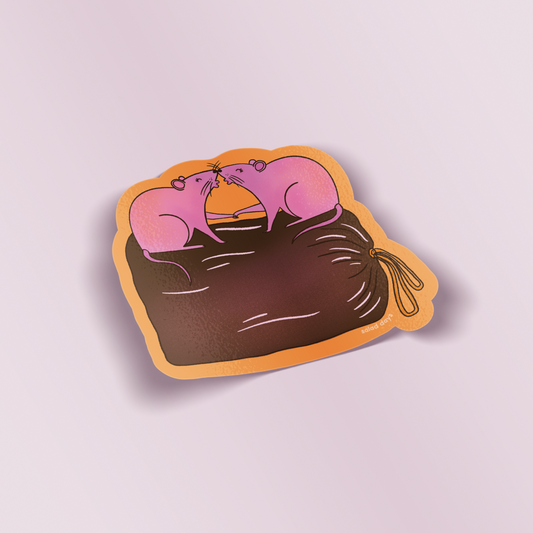 Rat Trash Sticker